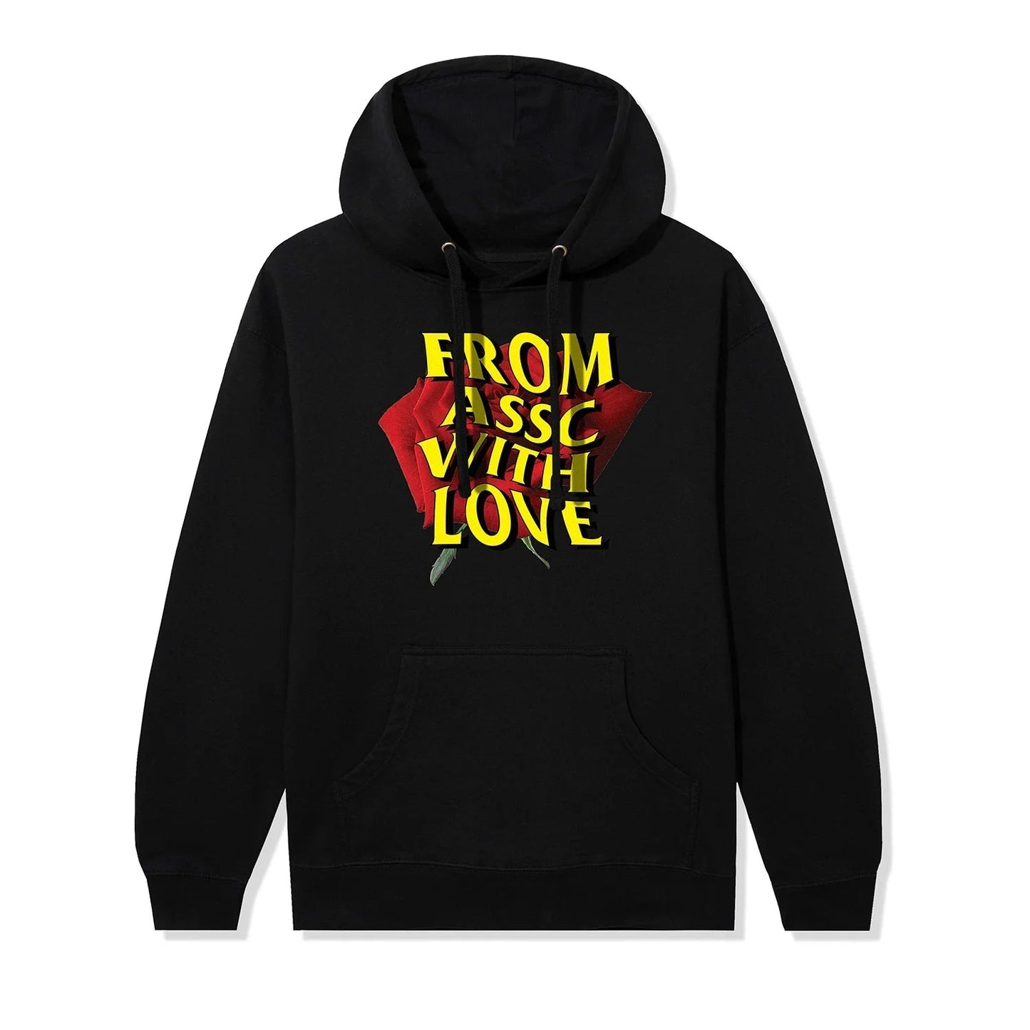 Sudadera con capucha Con amor - Negro